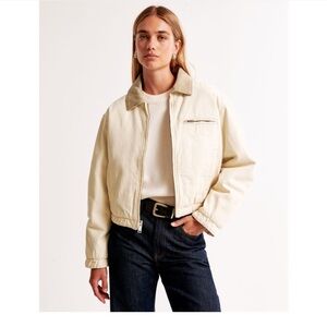 Abercrombie & Fitch Women's Tan Workwear Jacket